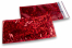Holografske metalik folijske kuverte u crvenoj boji - 114 x 229 mm | Kuverte.hr