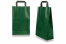 Papirnate vrećice s ručkama od plosnatog - zelene | Kuverte.hr