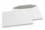 Bijele papirnate kuverte, 162 x 229 mm (C5), 90-gramske, gumirano zatvaranje, težina svake pribl. 7 g  | Kuverte.hr