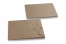 Kuverte sa končićem za zatvaranje - 162 x 229 x 25 mm, smeđa kraft | Kuverte.hr