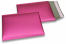 Mat metalik kuverte sa zračnim jastučićima-reciklirane - ružičasta 180 x 250 mm | Kuverte.hr