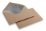 Kuverte od kraft papira s podstavom – 114 x 162 mm (C 6) Srebrne | Kuverte.hr