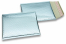 Metalik kuverte sa zračnim jastučićima-reciklirane - ledenoplava 180 x 250 mm | Kuverte.hr