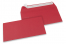 Papirnate kuverte u boji - crvenoj, 110 x 220 mm | Kuverte.hr