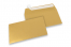 Papirnate kuverte u boji - zlatna metalik, 114 x 162 mm | Kuverte.hr