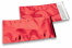 Metalik folijske kuverte u crvenoj boj - 114 x 229 mm | Kuverte.hr