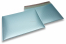 Mat metalik kuverte sa zračnim jastučićima-reciklirane - ledenoplava 320 x 425 mm | Kuverte.hr