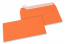 Papirnate kuverte u boji - narančastoj, 110 x 220 mm | Kuverte.hr