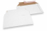 Kuverte od valovitog kartona bijela - 190 x 275 mm | Kuverte.hr