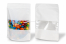Samostojeće vrećice s prozorom - bijela, 200 x 300 x 100 mm, 1800 ml | Kuverte.hr