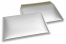 Mat metalik kuverte sa zračnim jastučićima-reciklirane - srebrna 235 x 325 mm | Kuverte.hr