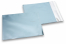 Mat metalik folijske kuverte u nježno plavoj boji - 165 x 165 mm | Kuverte.hr
