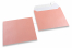 Sedefaste kuverte u baby ružičastoj boji - 155 x 155 mm | Kuverte.hr