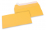 Papirnate kuverte u boji - zlatnožutoj, 110 x 220 mm | Kuverte.hr