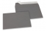 Papirnate kuverte u boji - antracit, 114 x 162 mm | Kuverte.hr