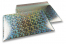 Metalik kuverte sa zračnim jastučićima-reciklirane - srebrna, hologram 320 x 425 mm | Kuverte.hr