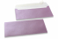 Sedefaste kuverte u lila boji - 110 x 220 mm | Kuverte.hr