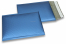 Mat metalik kuverte sa zračnim jastučićima-reciklirane - tamnoplava 180 x 250 mm | Kuverte.hr