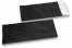 Mat metalik folijske kuverte u crnoj boji - 110 x 220 mm | Kuverte.hr