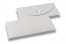 Kuverte s kopčom u obliku srca – Bijele | Kuverte.hr