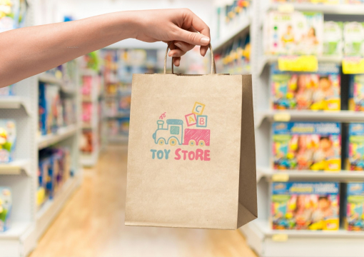 Papirnate vrećice s pletenom ručkom | Kuverte.hr