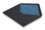 Crne kuverte s podstavom – plava podstava | Kuverte.hr