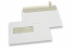 Kuverte za laserske pisače, 156 x 220 mm (EA5), prozorčić slijeva 40 x 110 mm, položaj prozora 20 mm sa lijevo i 66 mm donja strana, težina svake pribl. 6 g  | Kuverte.hr