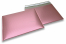 Mat metalik kuverte sa zračnim jastučićima-reciklirane - ružičasto zlatna 320 x 425 mm | Kuverte.hr