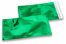 Metalik folijske kuverte u zelenoj boji - 114 x 229 mm | Kuverte.hr