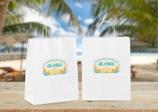 Papirnate vrećice s pletenom ručkom | Kuverte.hr