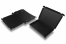 Crne preklopne kutije za slanje - iznutra crne, 310 x 220 x 26 mm | Kuverte.hr