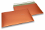 Mat metalik kuverte sa zračnim jastučićima-reciklirane - narančasta 235 x 325 mm | Kuverte.hr