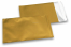 Mat metalik folijske kuverte u zlatnoj boji - 114 x 162 mm | Kuverte.hr