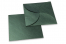 Kuverte presavijene u stilu pochette – Zelene | Kuverte.hr