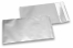 Mat metalik folijske kuverte u srebrnoj boji - 114 x 162 mm | Kuverte.hr