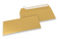Papirnate kuverte u boji - zlatna metalik, 110 x 220 mm | Kuverte.hr