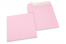 Papirnate kuverte u boji - nježno ružičastoj, 160 x 160 mm  | Kuverte.hr