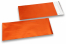 Mat metalik folijske kuverte u narančastoj boji - 110 x 220 mm | Kuverte.hr