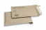 Smeđe kuverte sa zračnim jastucima od travnatog papira - 175 x 260 mm | Kuverte.hr