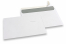 Bijele papirnate kuverte, 156 x 220 mm (EA5), 90-gramske, zatvaranje na traku, težina svake pribl. 7 g  | Kuverte.hr
