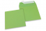 Papirnate kuverte u boji - zelene jabuke, 160 x 160 mm  | Kuverte.hr
