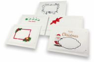 Bijele božićne kuverte sa zračnim jastučićima – kompilacija | Kuverte.hr