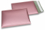 Mat metalik kuverte sa zračnim jastučićima-reciklirane - ružičasto zlatna 180 x 250 mm | Kuverte.hr