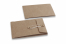 Kuverte sa končićem za zatvaranje - 114 x 162 x 25 mm, smeđa kraft | Kuverte.hr