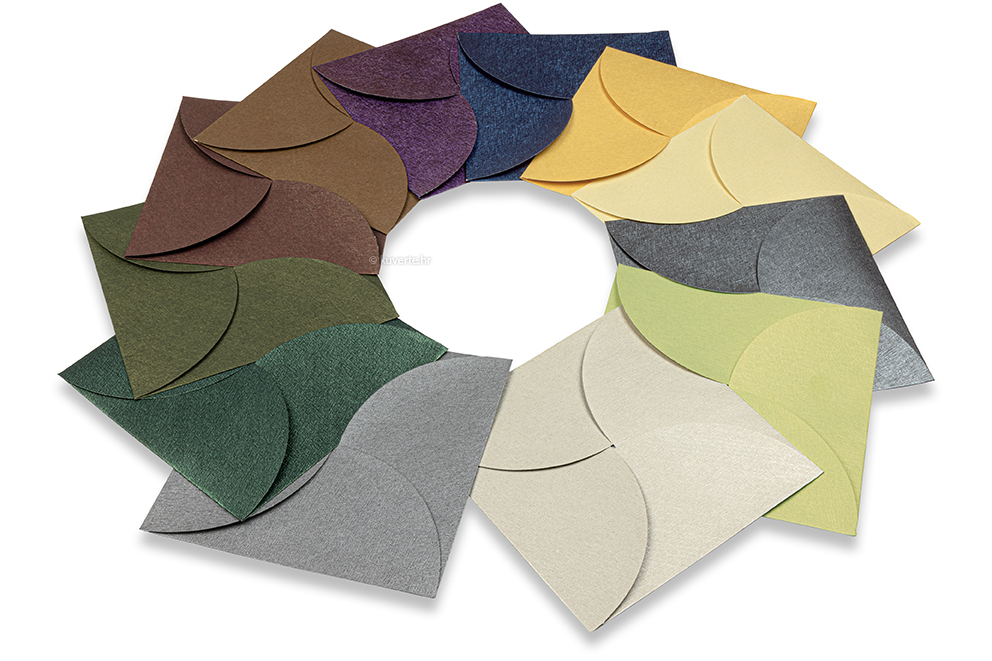 Kuverte presavijene u stilu pochette