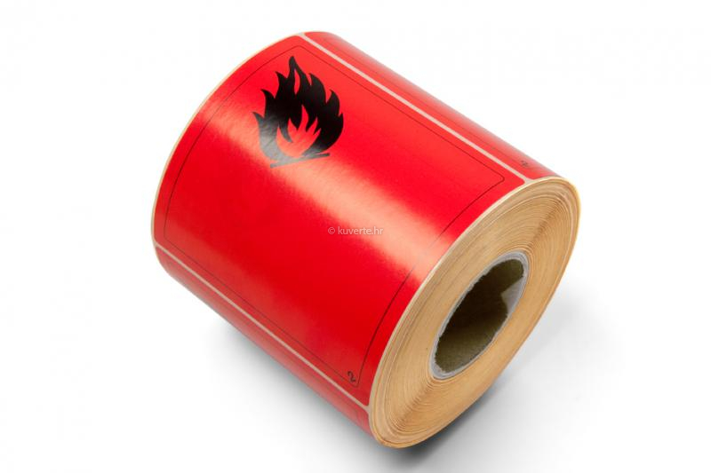 Naljepnice upozorenja - Highly flammable (Visokozapaljivo)
