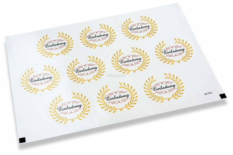 Naljepnice za kuverte na temu zabave - einladung