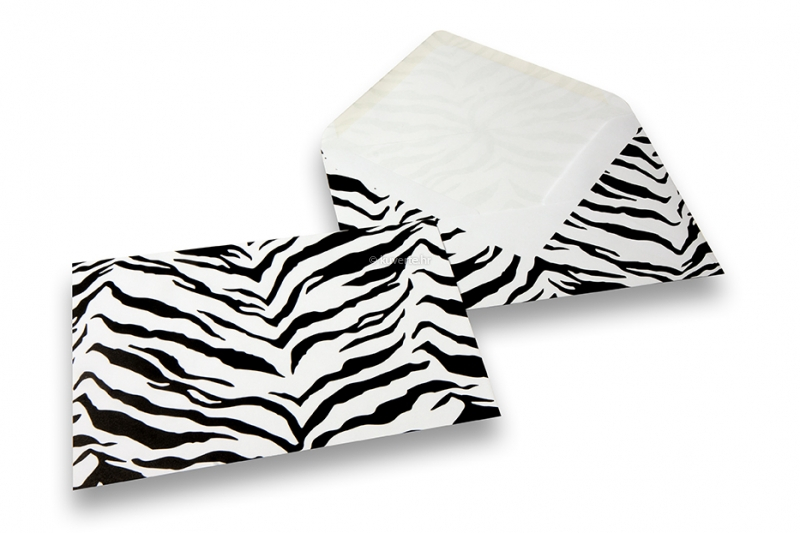 Kuverte sa motivima životinja - crni tigar motiv