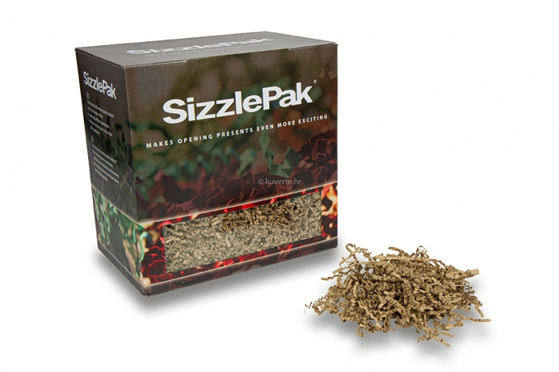 Materijal za punjenje SizzlePak - Smeđa kraft (neutralan) (1.25 kg), 100 grama papir