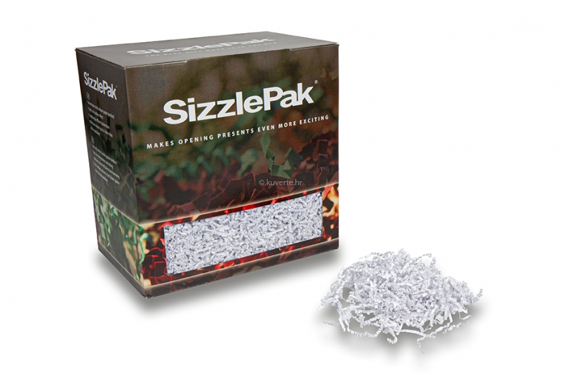 Materijal za punjenje SizzlePak - Bijela (1.25 kg), 80 grama papir